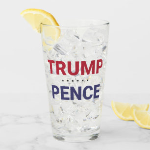 Donald Trump en Mike Pence (2020 US-verkiezingen) Glas
