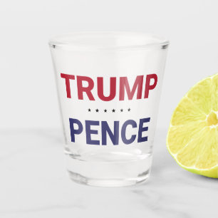 Donald Trump en Mike Pence (2020 US-verkiezingen) Shot Glas