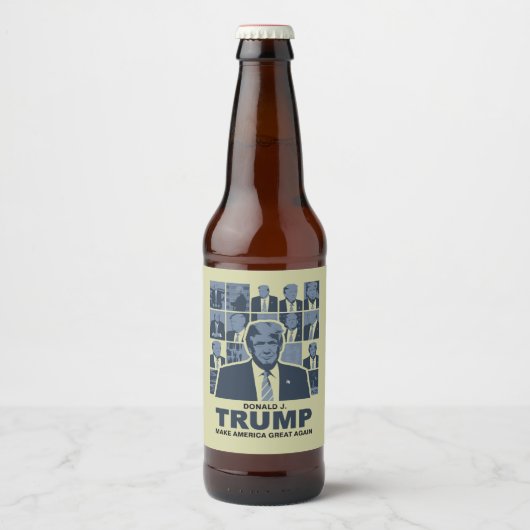 DONALD TRUMP ERA BIER ETIKET (Voorkant)