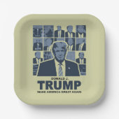 DONALD TRUMP ERA PAPIEREN BORDJE (Voorkant)