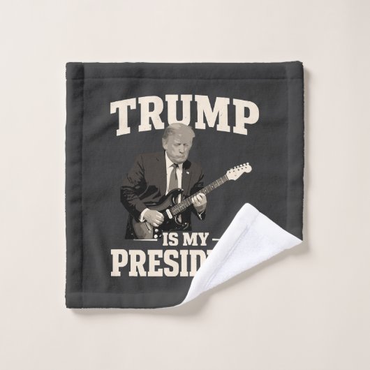 Donald Trump est mon président (Gant de toilette)