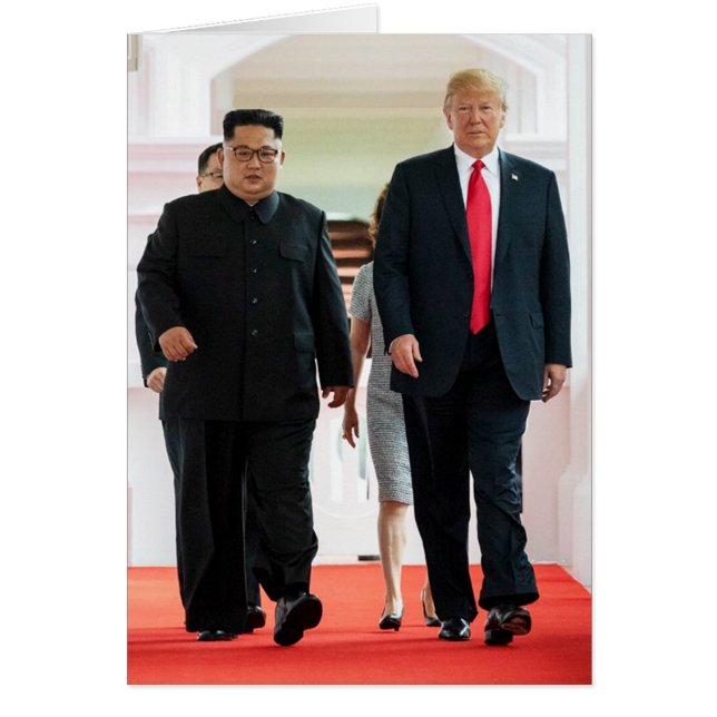 Donald Trump et Kim - Pièce commémorative sur le d (Devant)
