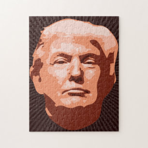 DONALD TRUMP FACE JIGSAW PUZZZLE LEGPUZZEL