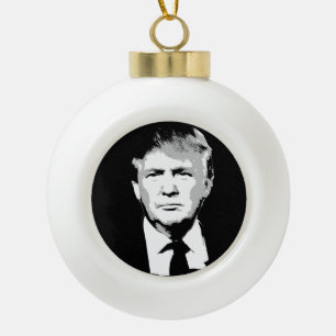 Donald Trump Face Keramische Bal Ornament