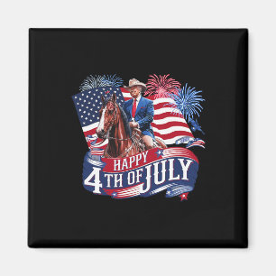 Donald Trump Fijne 4 juli voor patriotten Amerika Magneet
