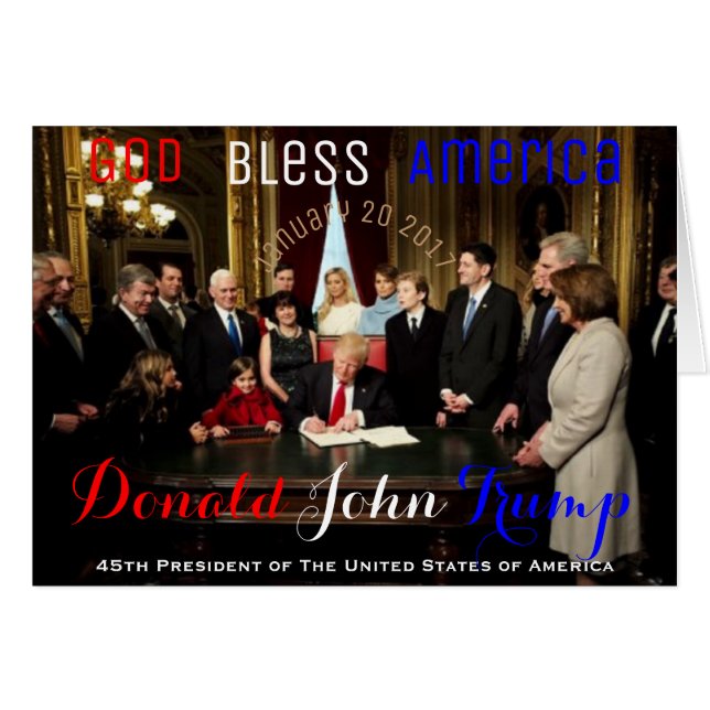 Donald Trump First Day as President of the USA (Devant horizontal)