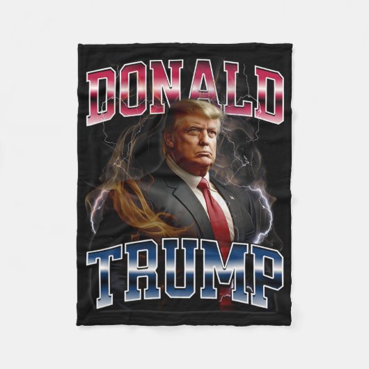 Donald Trump Fleece Deken (Voorkant)