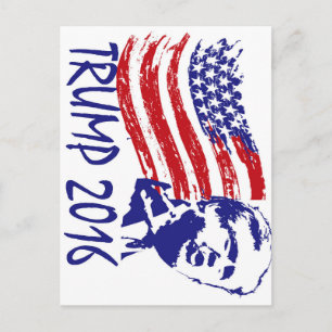 Donald Trump for President 2016 - stemrepublikein Briefkaart