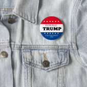 Donald Trump for President 2024 Ronde Button 5,7 Cm (In situ)