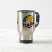 Donald Trump for President Eagle Travel Mug Reisbeker (Voorkant rechts)