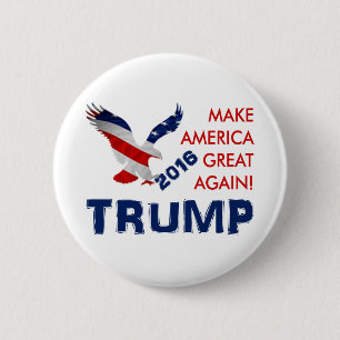 Donald Trump for President Ronde Button 5,7 Cm