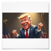 Donald Trump Foto Afdruk (Voorkant)