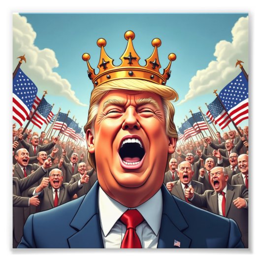 Donald Trump Foto Afdruk (Voorkant)