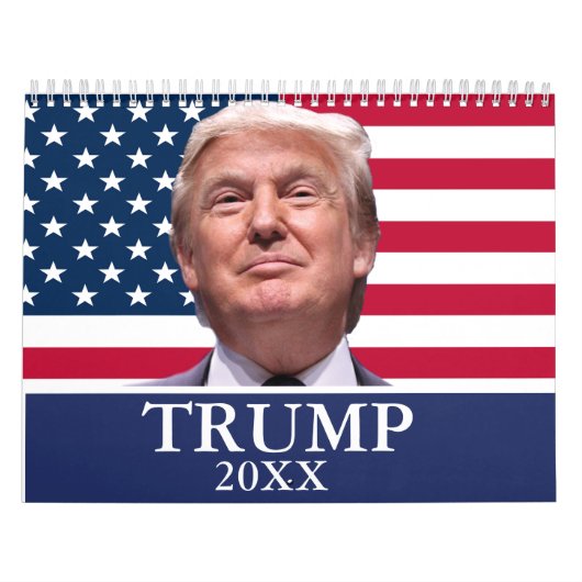Donald Trump Foto Maandelijkse Kalender (Hoes)
