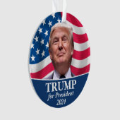 Donald Trump Foto - President 2016 Ornament (voorkant)