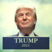 Donald Trump Foto President 2024 Decal (Vel 3)