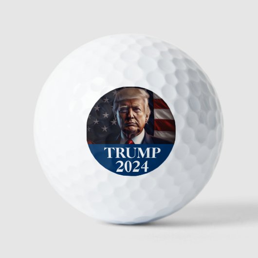Donald Trump Foto - President golfballen (Voorkant)
