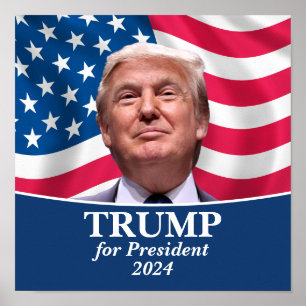 Donald Trump Foto - President Poster
