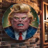 Donald Trump Fun Dartboard met een politicus Dartbord