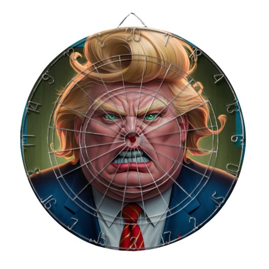 Donald Trump Fun Dartboard met een politicus Dartbord (Voorkant)