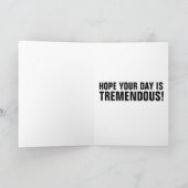 DONALD TRUMP FUNNY BIRTHDAY CARDS KAART (Binnen)