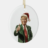 Donald Trump Funny Christmas Tree Ornament (Rechts)