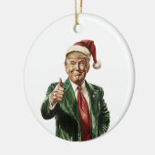 Donald Trump Funny Christmas Tree Ornament (Links)