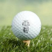 DONALD TRUMP FUNNY GOLF BALLS ROLLIN" GOLFBALLEN (Insitu Shirt)