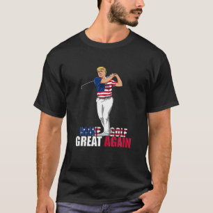Donald Trump Funny Golf Cadeau T-shirt