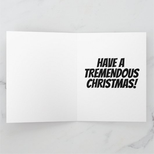 DONALD TRUMP FUNNY GROS CARTES DE NOËL CARTE (Intérieur)