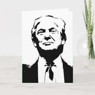 DONALD TRUMP FUNNY HAPPY BIRTHDAY WENSKAARTEN KAART