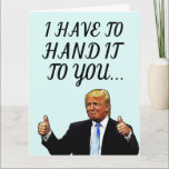 DONALD TRUMP FUNNY HEUREUX CARTES DE SALUT D'ANNIV<br><div class="desc">FUNNY DONALD TRUMP CARTE D'ANNIVERSAIRE. LITS INTÉRIEURS : JEUX ANNIVERSAIRE ! VOUS AVEZ L'AIR PLUS JEUNE CHAQUE ANNÉE. VOUS AVEZ L'AIR TRÈS ÉNORME. CROYEZ-MOI.</div>