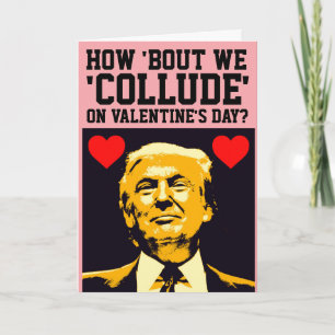 DONALD TRUMP FUNNY VALENTIJNSDAG WENSKAARTEN KAART