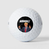 DONALD TRUMP GAGNE ! BALLES DE GOLF (Devant)