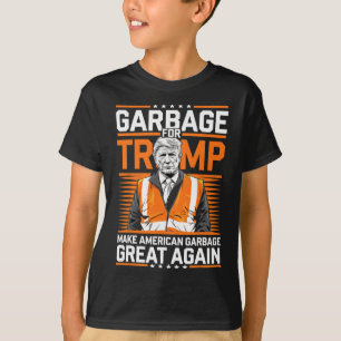 Donald Trump Garage Oranje Reflecterende Veilighei T-shirt