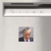 Donald Trump "gearresteerd" Mugshot Magnet Magneet (Insitu (Vaatwasser))