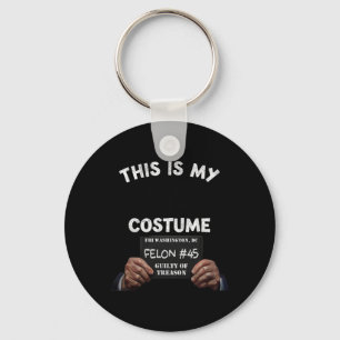 Donald Trump gevangenis Halloween kostuum  Sleutelhanger