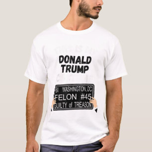 Donald Trump gevangenis veroordeelde outfit, anti T-shirt