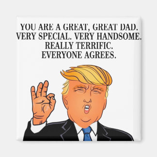 Donald Trump - geweldige vaders dag verjaardag Magneet