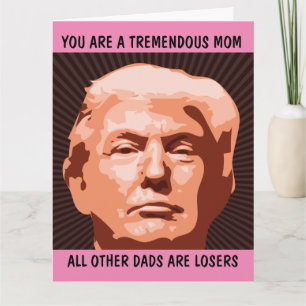 DONALD TRUMP GIANT HELLO CARD POUR CARTES MOM