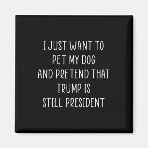 Donald Trump Gifts Pet Mijn Hond Republikeins Cons Magneet