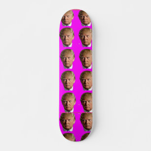 DONALD TRUMP GIRLS PINK SKATEBOARD
