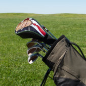 DONALD TRUMP GOLF DRIVER HOESJE GOLFHEADCOVER (Insitu)