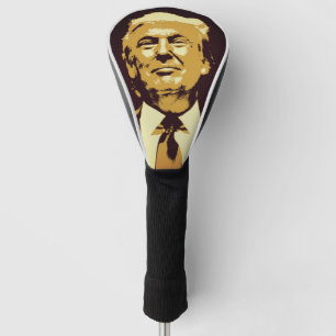 DONALD TRUMP GOLF DRIVER HOESJE GOLFHEADCOVER