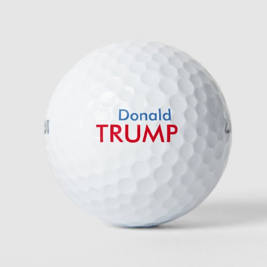Donald Trump Golfballs Golfballen (Voorkant)