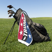 Donald Trump Golfhanddoek (Groen)