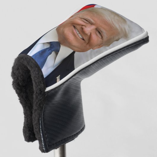 Donald Trump Golfheadcover (3/4 voorkant)