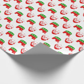 Donald Trump GOP Republikeins kerstfeest Cadeaupapier (Hoek)