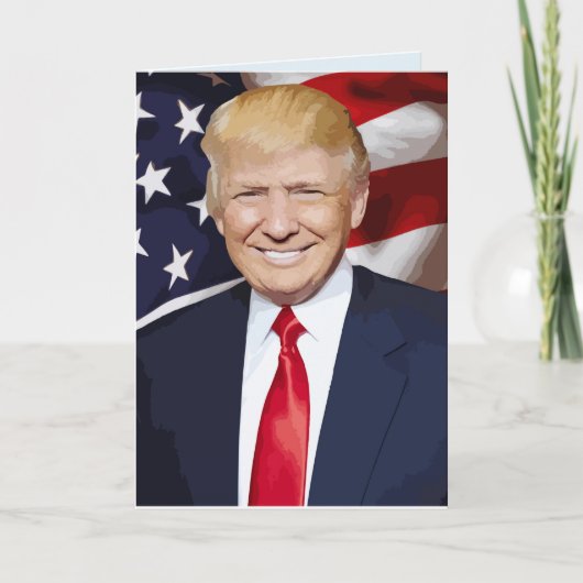 DONALD TRUMP GRANDES CARTES D'ANNIVERSAIRE (Devant)
