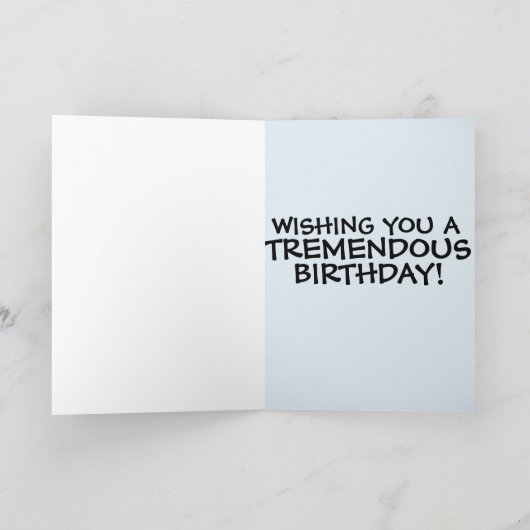 DONALD TRUMP GRANDES CARTES D'ANNIVERSAIRE (Intérieur)